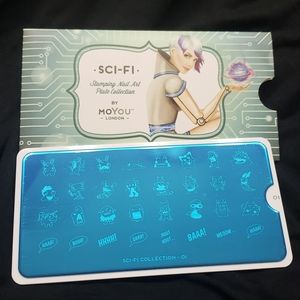 Sci-Fi Nail Stamping Plate